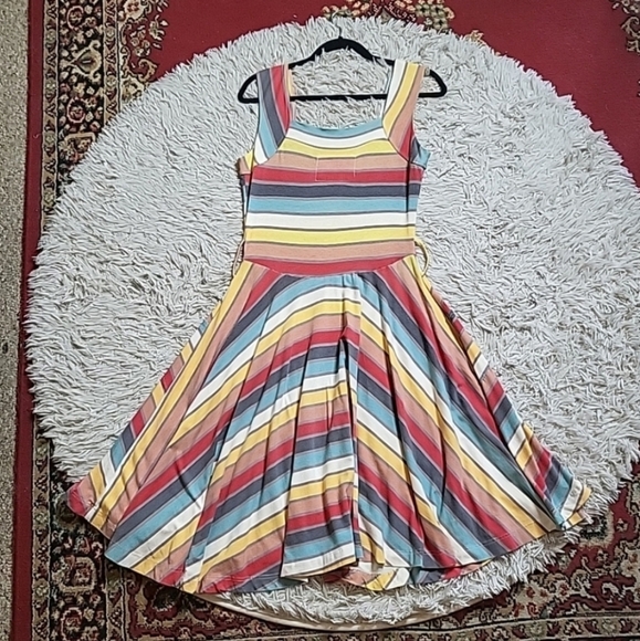 Effie's Heart Dresses & Skirts - ISO! Effies Heart Multi Color Striped Dress size S/M